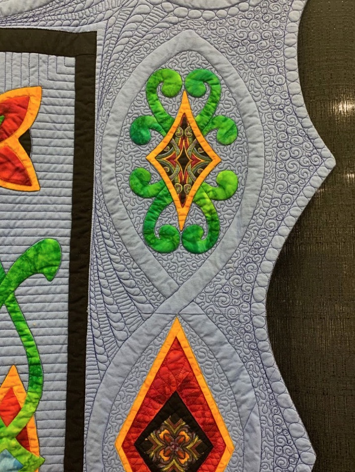 "Tropical Vacation" by Amy Allen - Scalloped Border